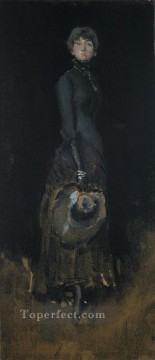 ジェームズ・アボット・マクニール 灰色の淑女 ジェームズ・アボット・マクニール ウィスラー Oil Paintings